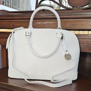 Fiore Purse Genuine Leather Italy Handbag Shoulder Bag Crossbody Convertible